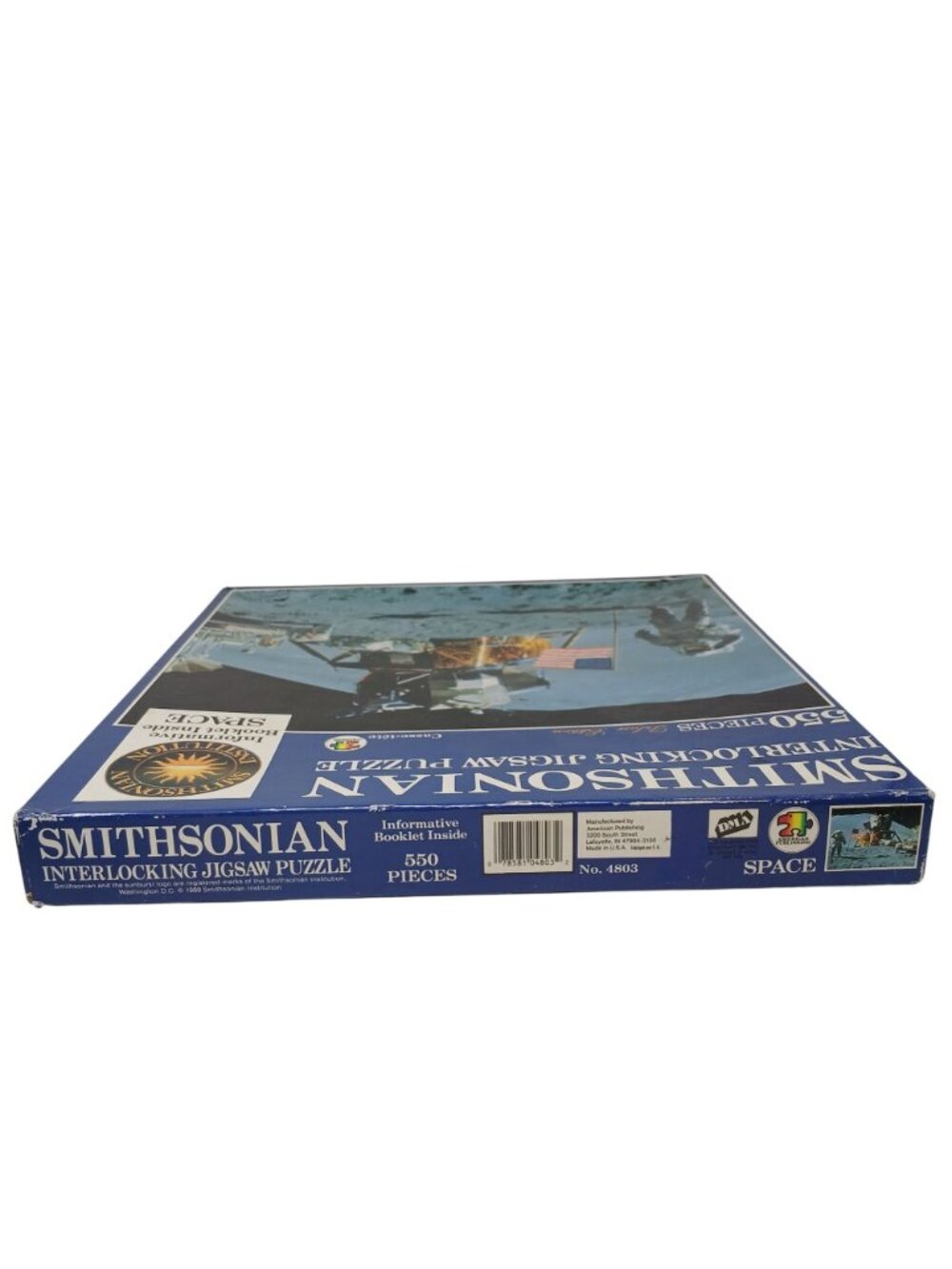 Smithsonian Jigsaw Puzzle 550 Pc Deluxe Ed W/ Space Booklet VTG 1989 #GS9 - Picture 4 of 7